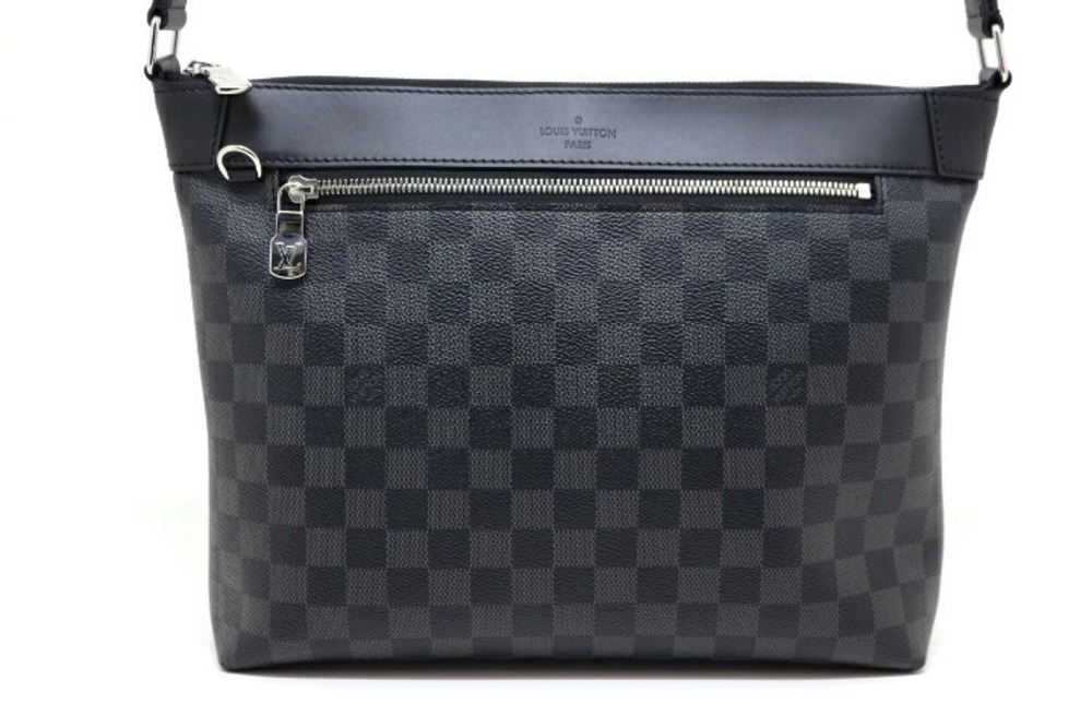 LOUIS VUITTON Mick Damier Graphite Black Shoulder Bag